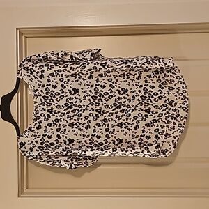 Leopard Print Blouse